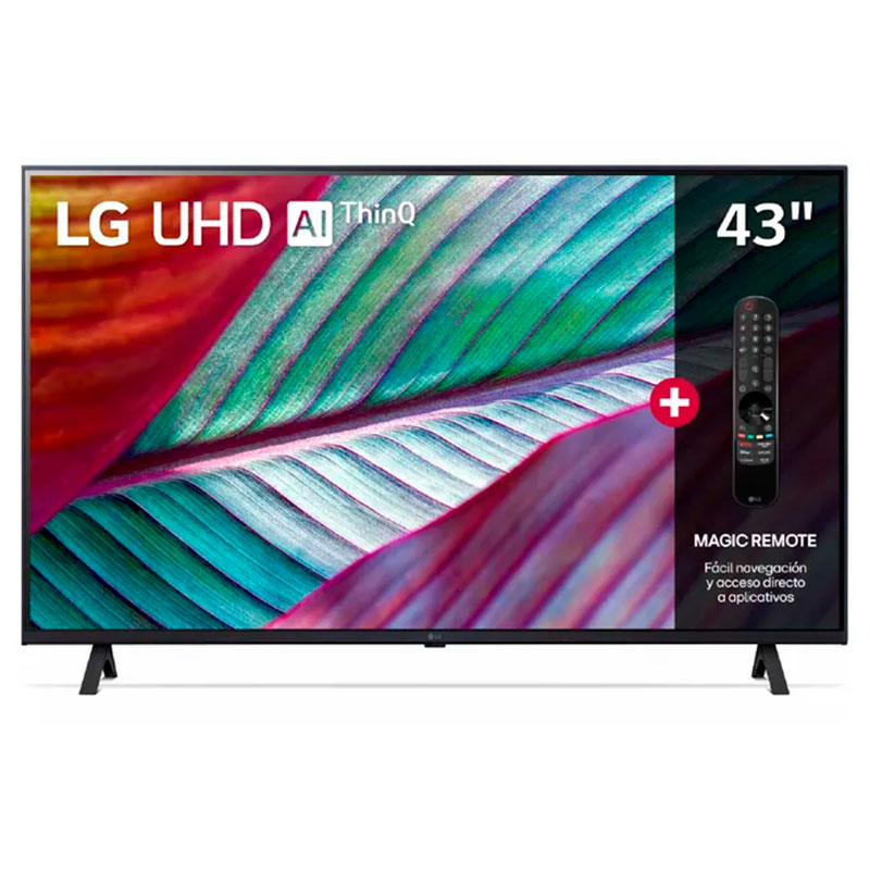 TELEVISOR LG LED 4K ULTRA HD 43" SMART TV CON THINQ AI 43UR8750PSA