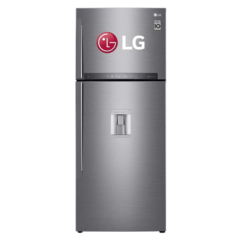 Refrigeradora LG 424L No Frost GT44AGP Plateado